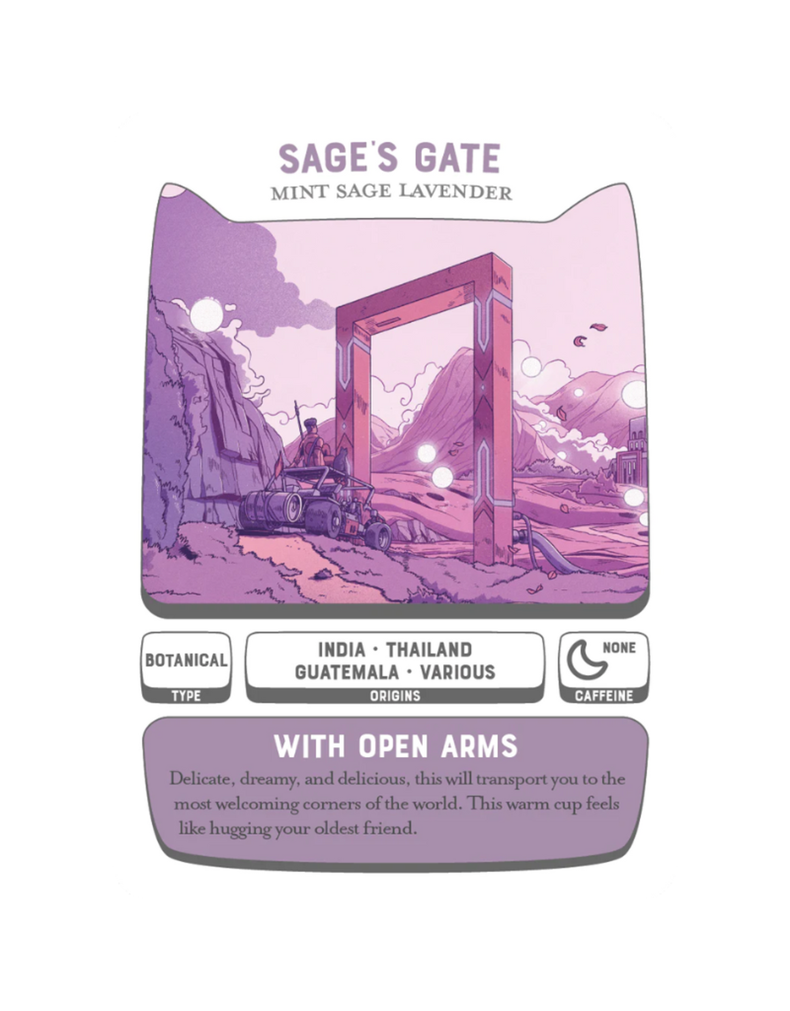 Loose Leaf Tea Sage's Gate (2.5oz/70g) Family Fun Hobbies