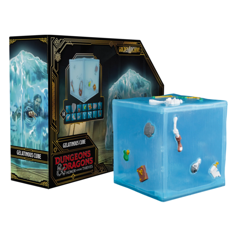 Golden Archive Gelatinous Cube Figure Family Fun Hobbies