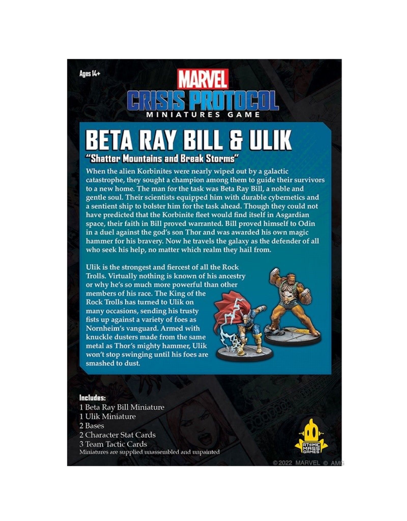Atomic Mass Games Marvel Crisis Protocol: Beta Ray Bill & Ulik