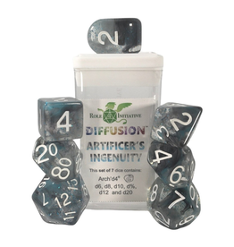 Role 4 Initiative Polyhedral Dice Set: Diffusion - Artificer's Ingenuity