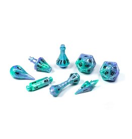 PolyHero PolyHero Wizard 8 Dice Set: Aether Mist