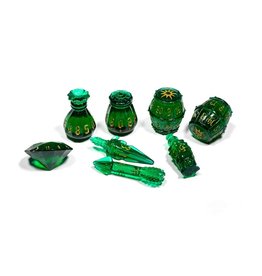 PolyHero PolyHero Rogue 8 Dice Set: Emerald Emissary