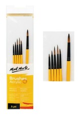 Mont Marte USA Gallery Series Acrylic Brush Set (6 pcs)