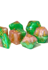 Gate Keeper Games (S/O) Polyhedral Dice Set: Halfsies - Rose