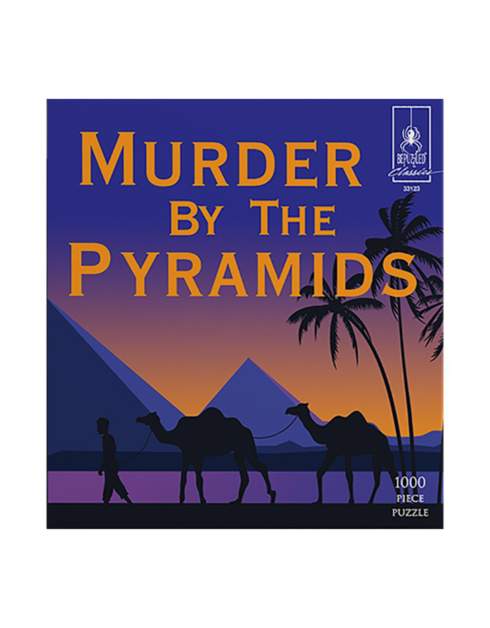 Murder on the Nile - Murder by the Pyramids -  Classic Mystery Jigsaw Puzzle (1000pc)
