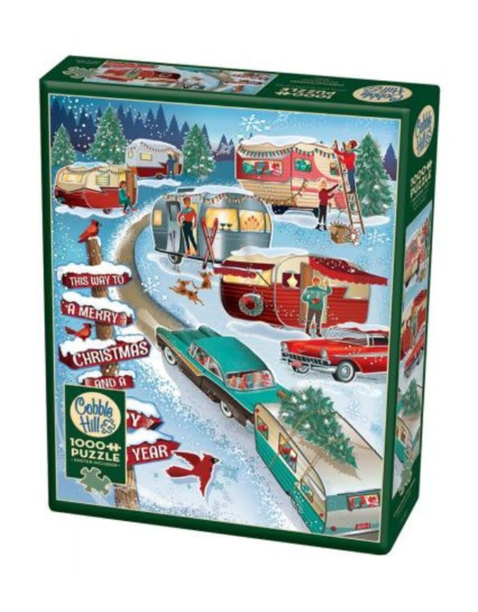 Cobble Hill Puzzle Company Christmas Campers (1000pc)