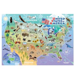 Cobble Hill Puzzle Company USA Map (35pc)