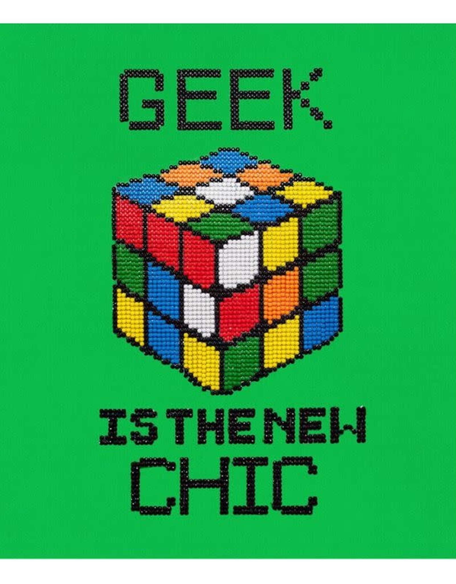 Diamond  Dotz Diamond Art Kit: Rubik's Geek is the New Chic