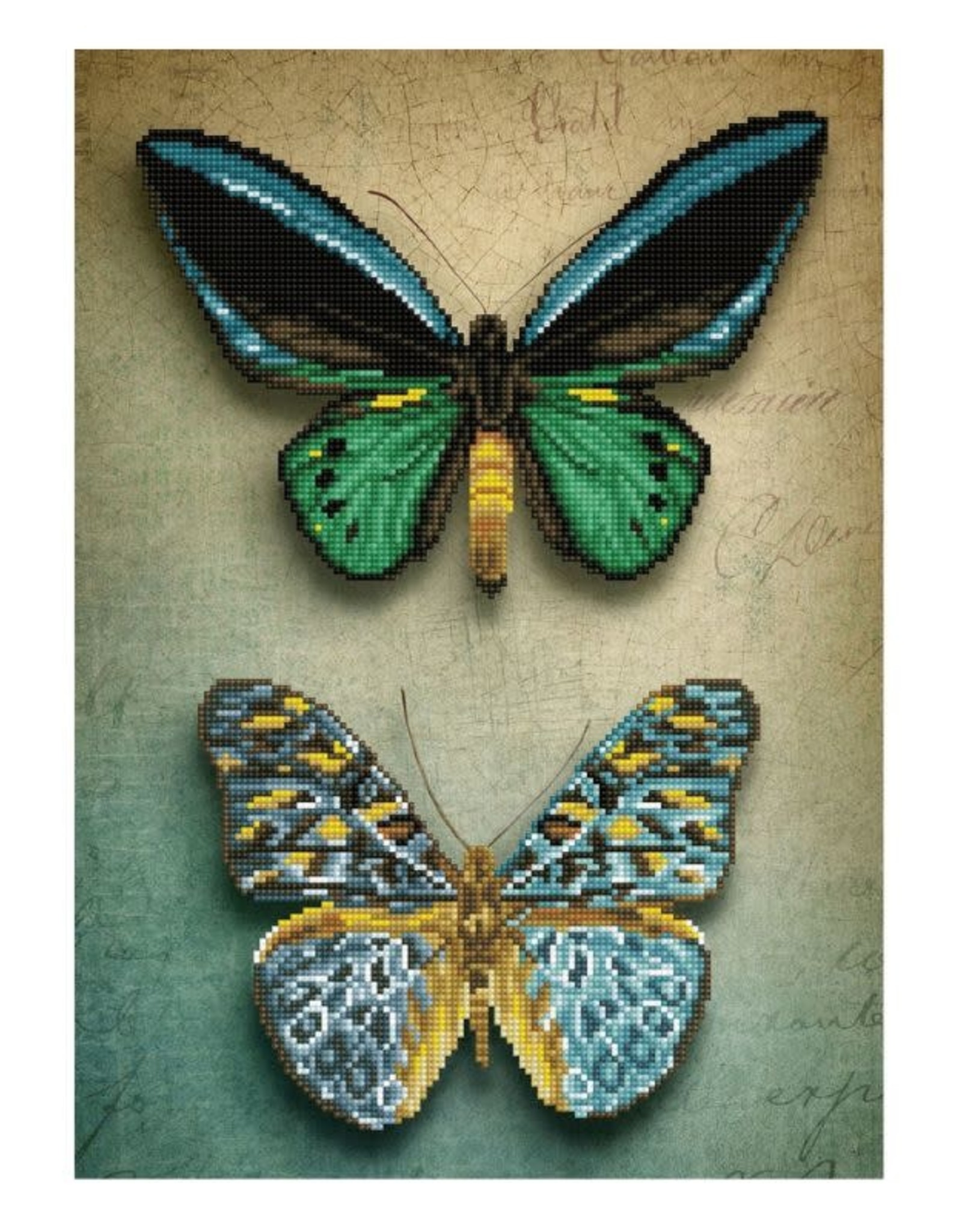 Diamond  Dotz Diamond Art Kit: Antique Butterflies