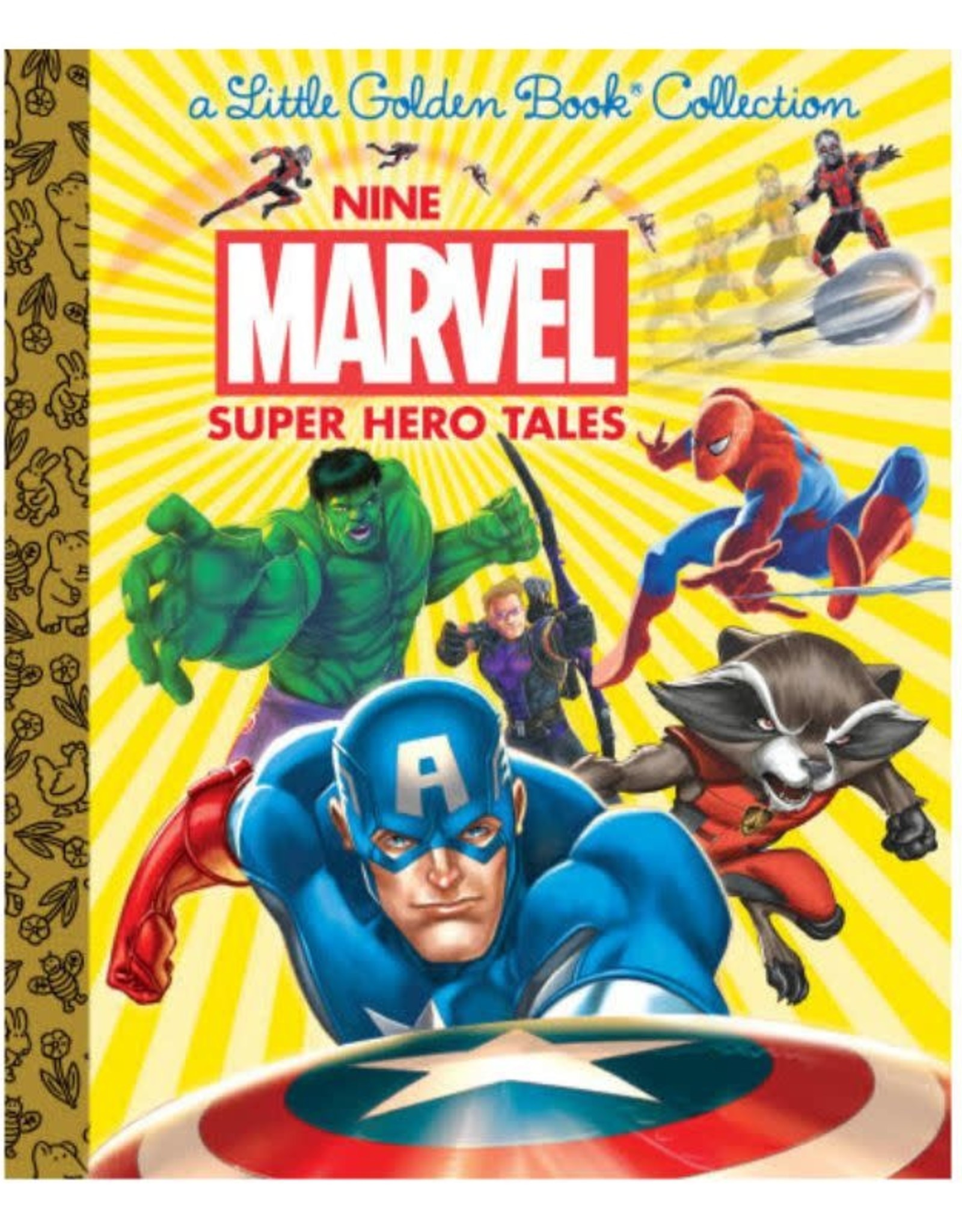 Little Golden Books Nine Marvel Superhero Tales