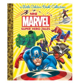 Little Golden Books Nine Marvel Superhero Tales