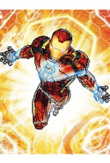 Diamond  Dotz Diamond Art Kit: Iron Man Blast Off