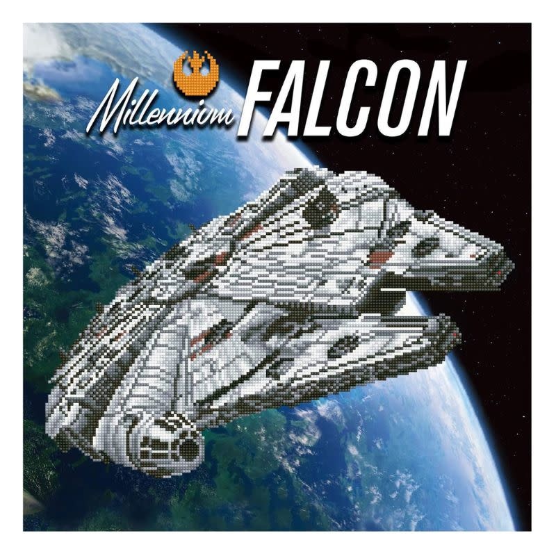 Camelot Dotz Star Wars Millennium Falcon Diamond Painting Kit