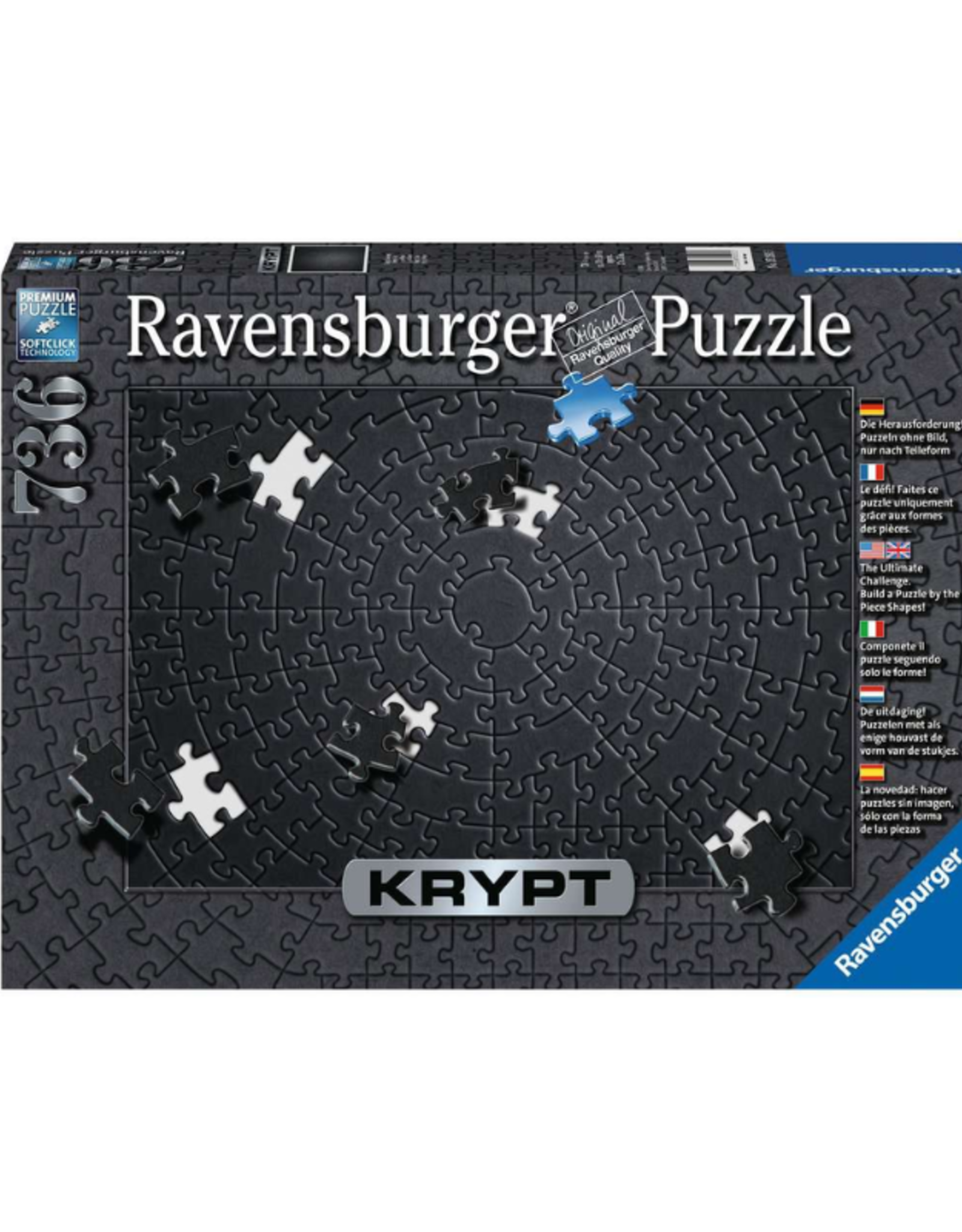 Ravensburger Krypt Black (736 pc)