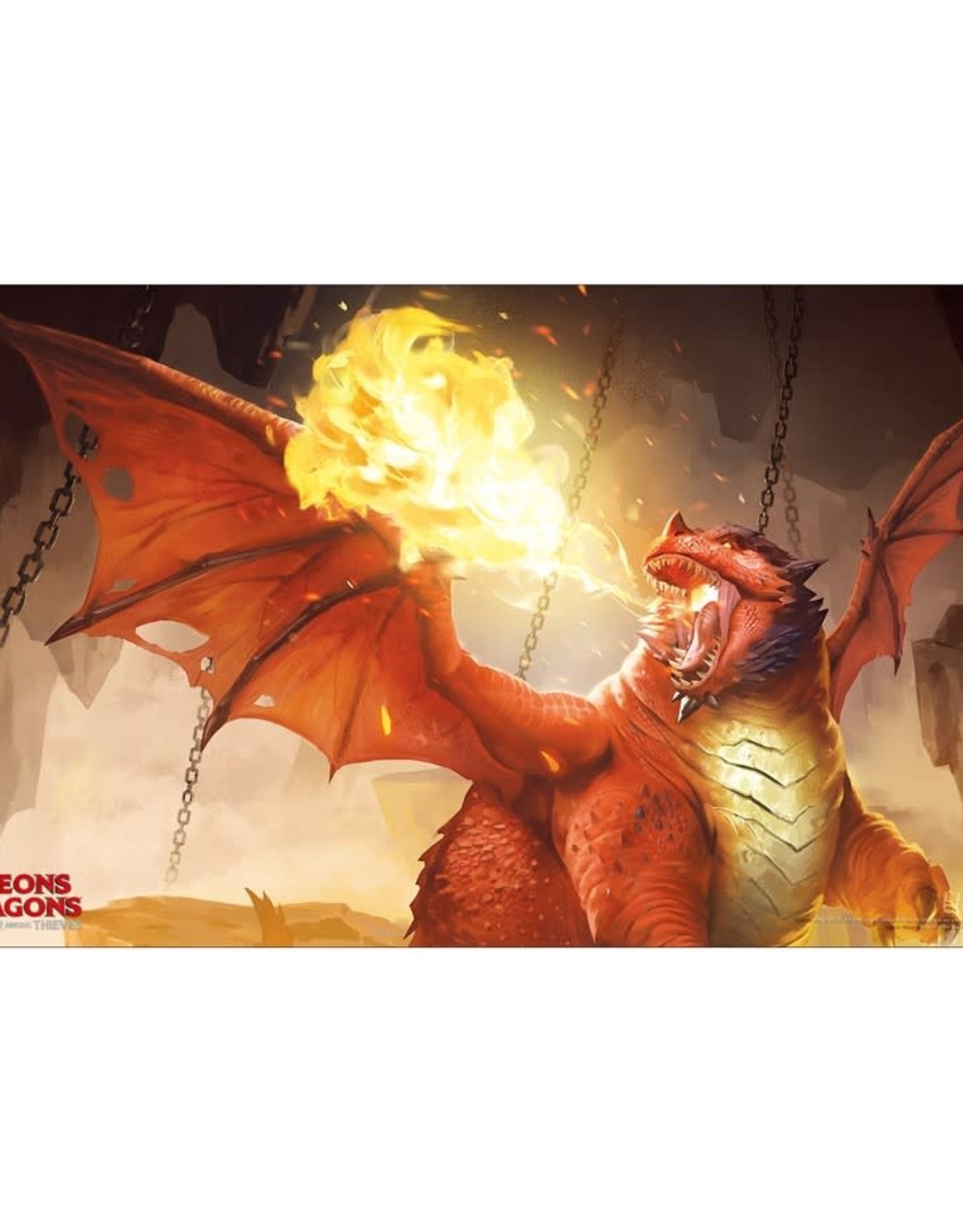 MTG Playmat: D&D Honor Among Thieves - Red Dragon