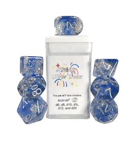 Role 4 Initiative Polyhedral Dice Set: Shiny New Year