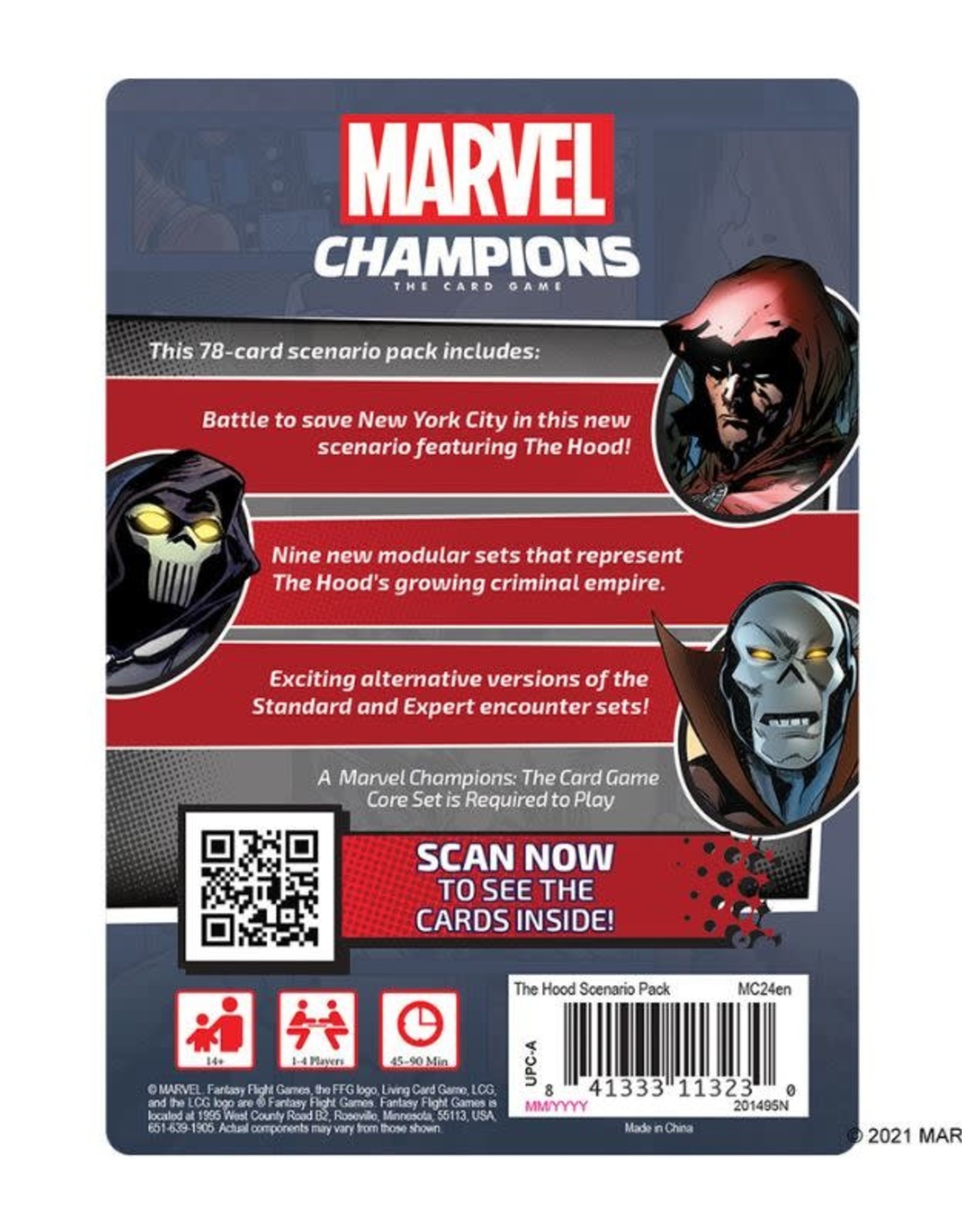 Marvel Champions LCG: Scenario Pack - The Hood