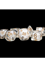 Polyhedral Dice Set: Resin Pearl - Copper