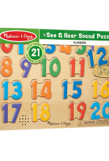 Melissa and Doug Numbers Sound Puzzle (21pc)