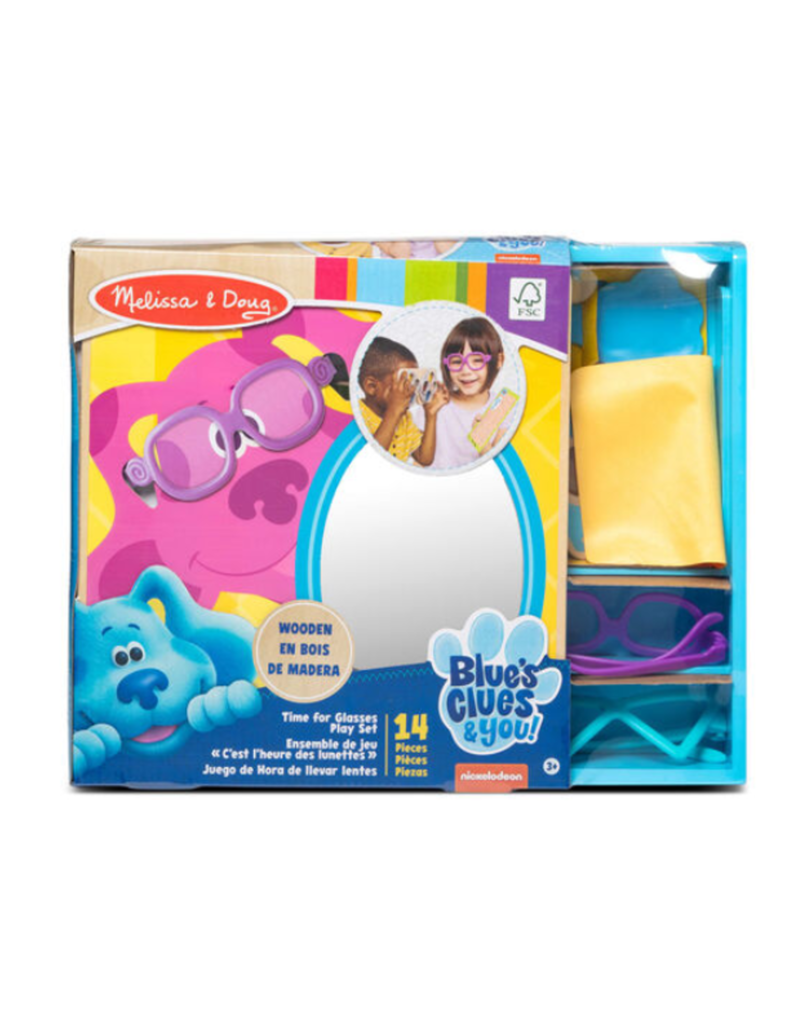 Melissa and Doug Blue's Clues & You! Time for Glasses Play Set