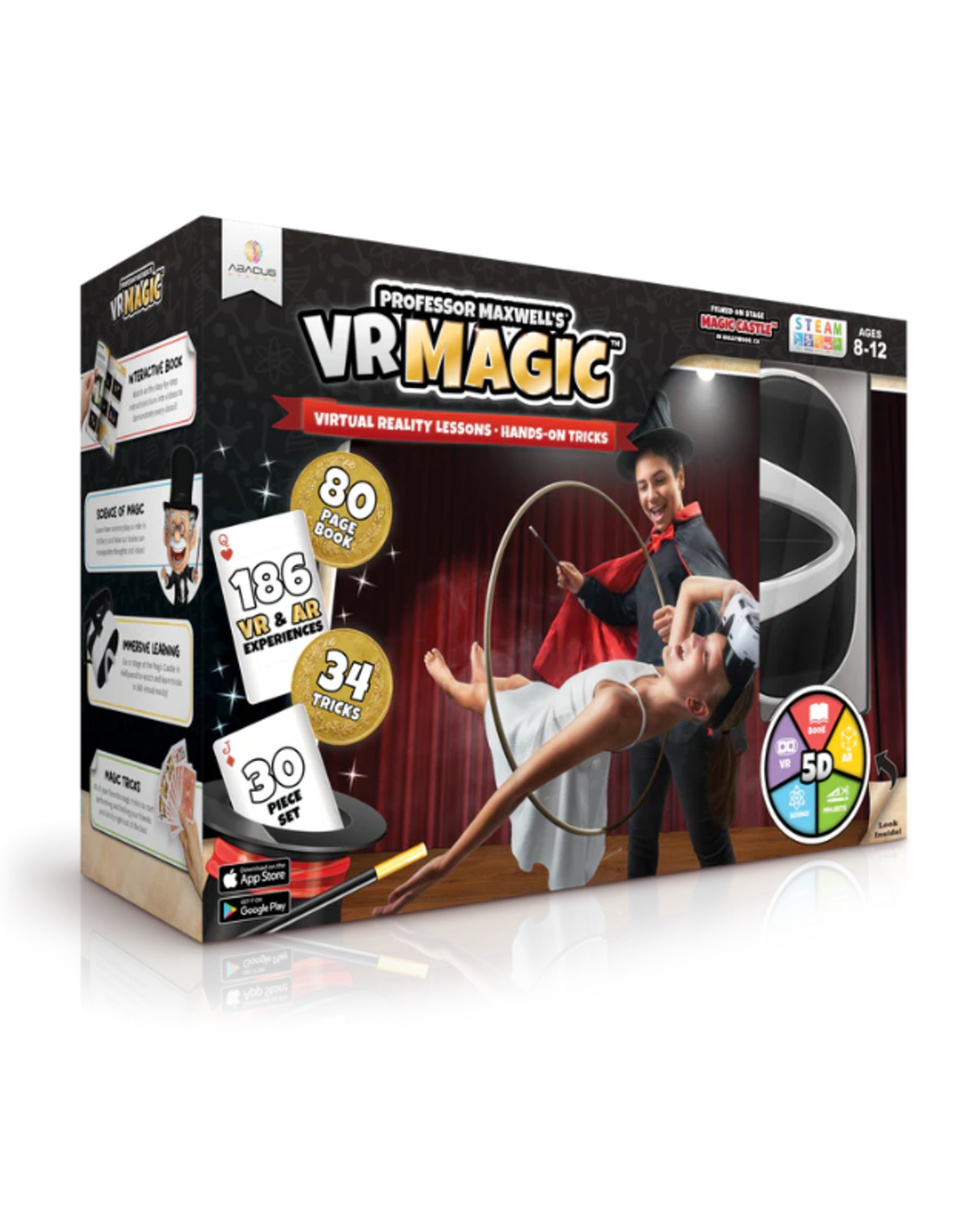 Abacus Brands Professor Maxwell's Virtual Reality Magic Trick Set