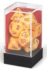 Polyhedral Dice Set: Festive - Sunburst w/ Red