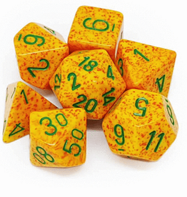 Polyhedral Dice Set: Speckled Lotus