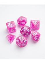 Gamegenic Polyhedral Dice Set: Candy Series - Raspberry