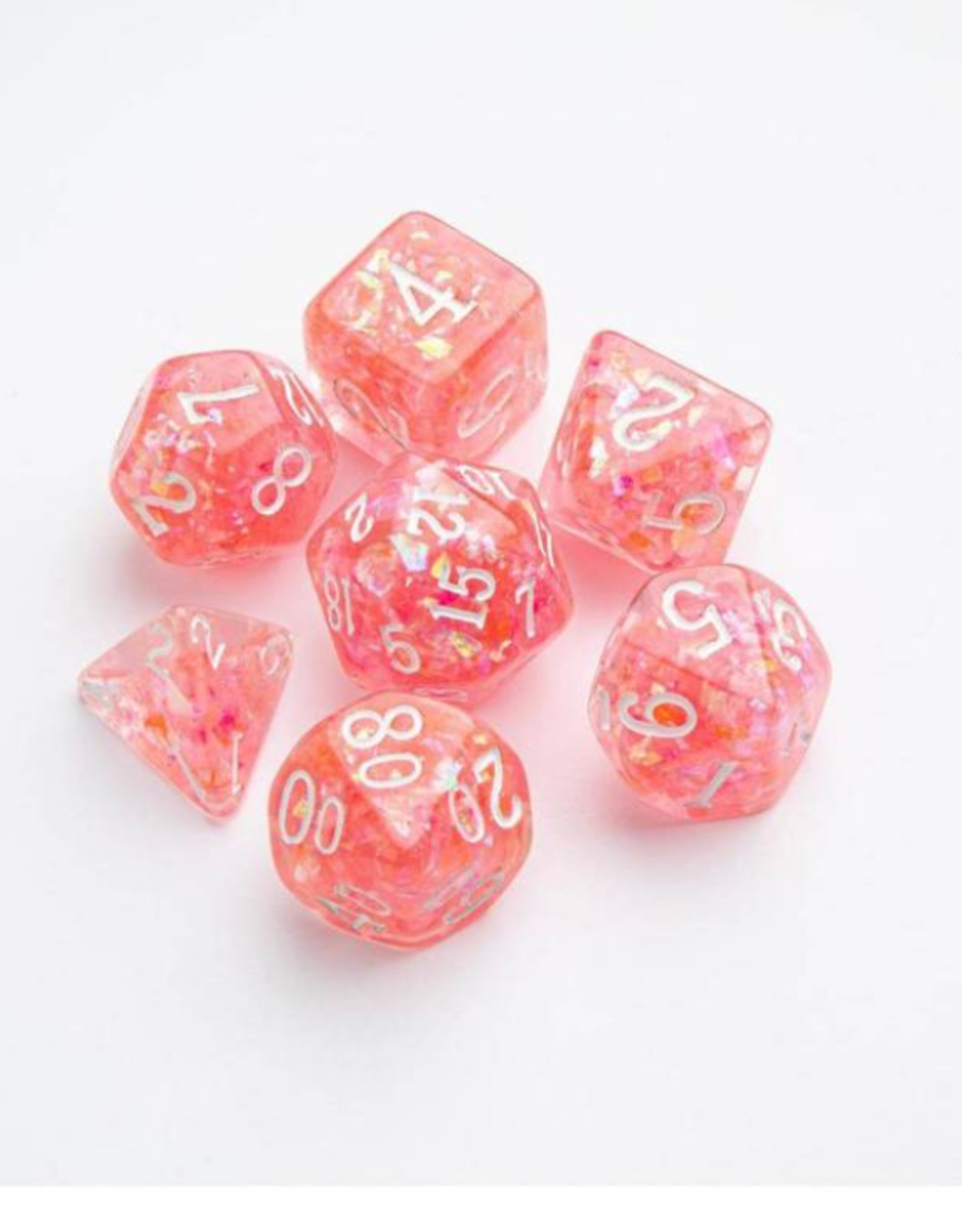 Gamegenic Polyhedral Dice Set: Candy Series - Peach