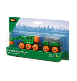 Brio Clever Crane Wagon