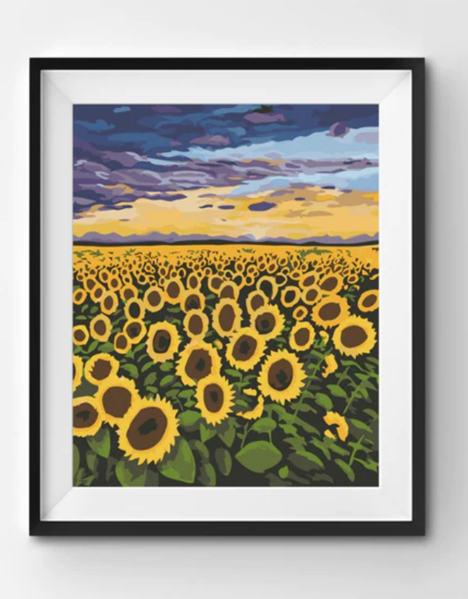 Winnie's Picks Paint by Numbers: Sunset Sunburst - 20x16