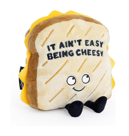 Punchkins - Less Haters, More Taters Baked Potato Plushie - Funny Pun White  Elephant Cute Gag Gift