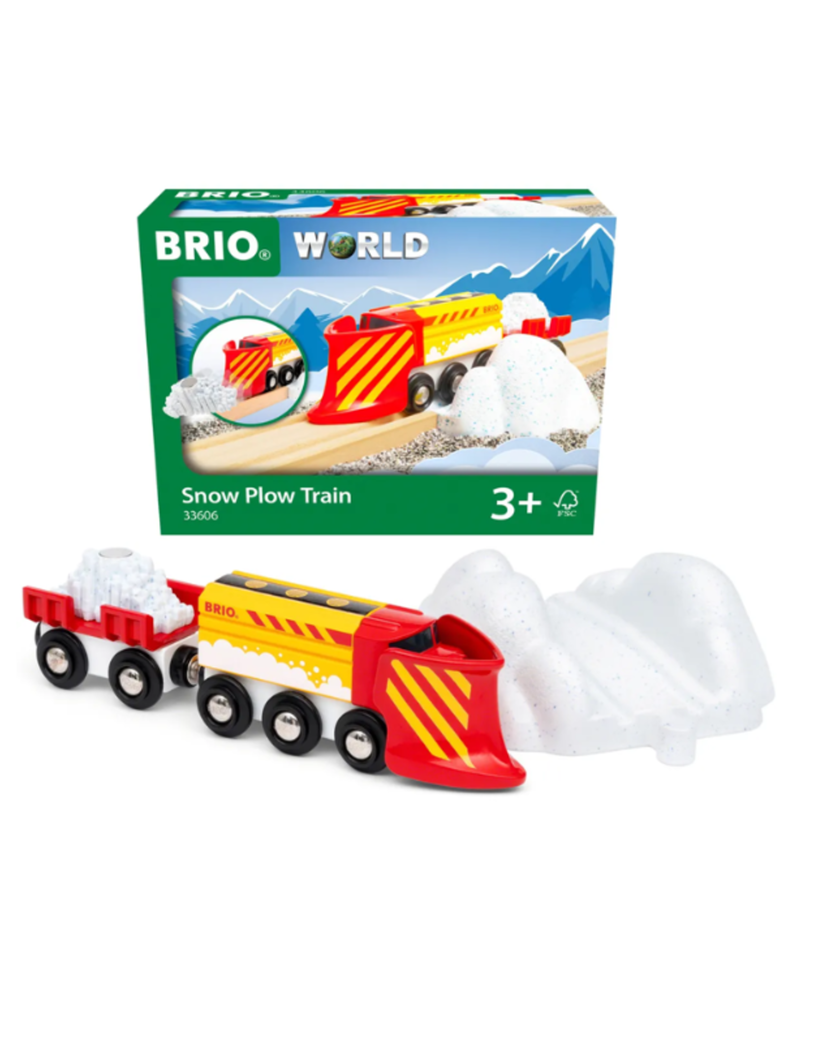 Brio Snow Plow Train