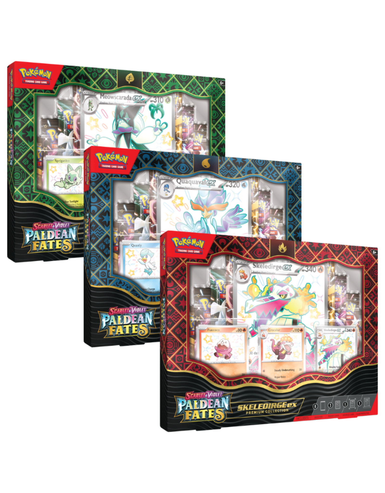 Paldean Fates - Premium Collection - Skeledirge Ex - Pokémon