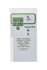 Evergreen Scale Models (S/O) Polystyrene Sheet - Plain (.030"/.75 mm, 2 pieces)