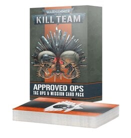 Games Workshop Kill Team: Approved Ops – Tac Ops & Mission Card Pack