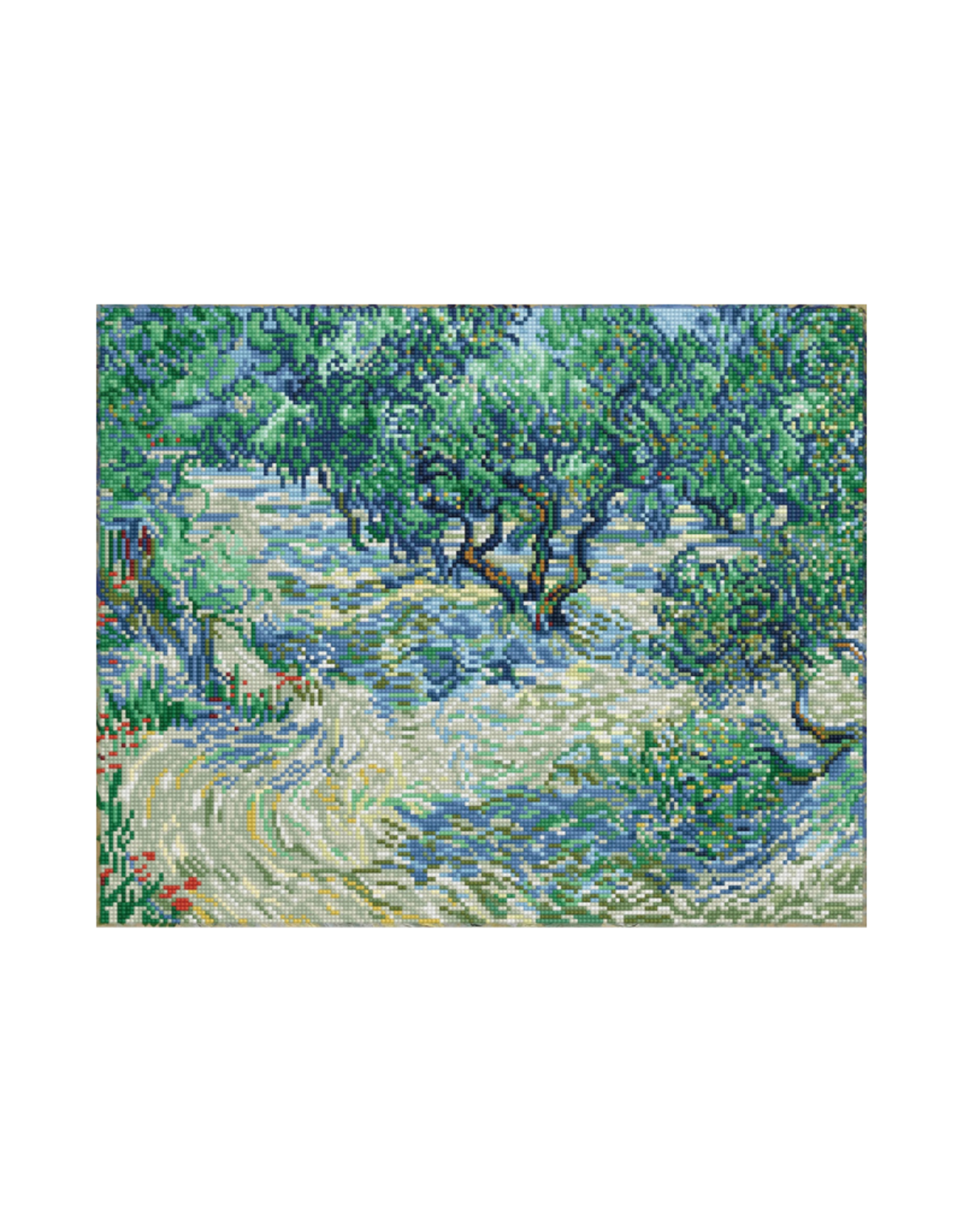 Diamond  Dotz Diamond Art Kit: Van Gogh's "Olive Orchard"