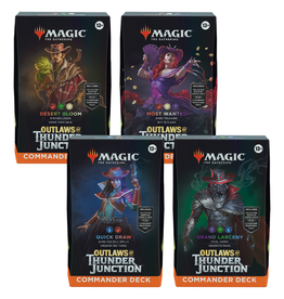 Wizards of the Coast MTG: Outlaws of Thunder Junction (Commander Deck - Set of 4)
