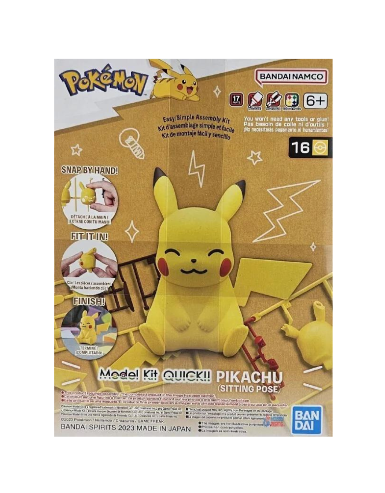 Pokemon Model Kit: Sitting Pikachu