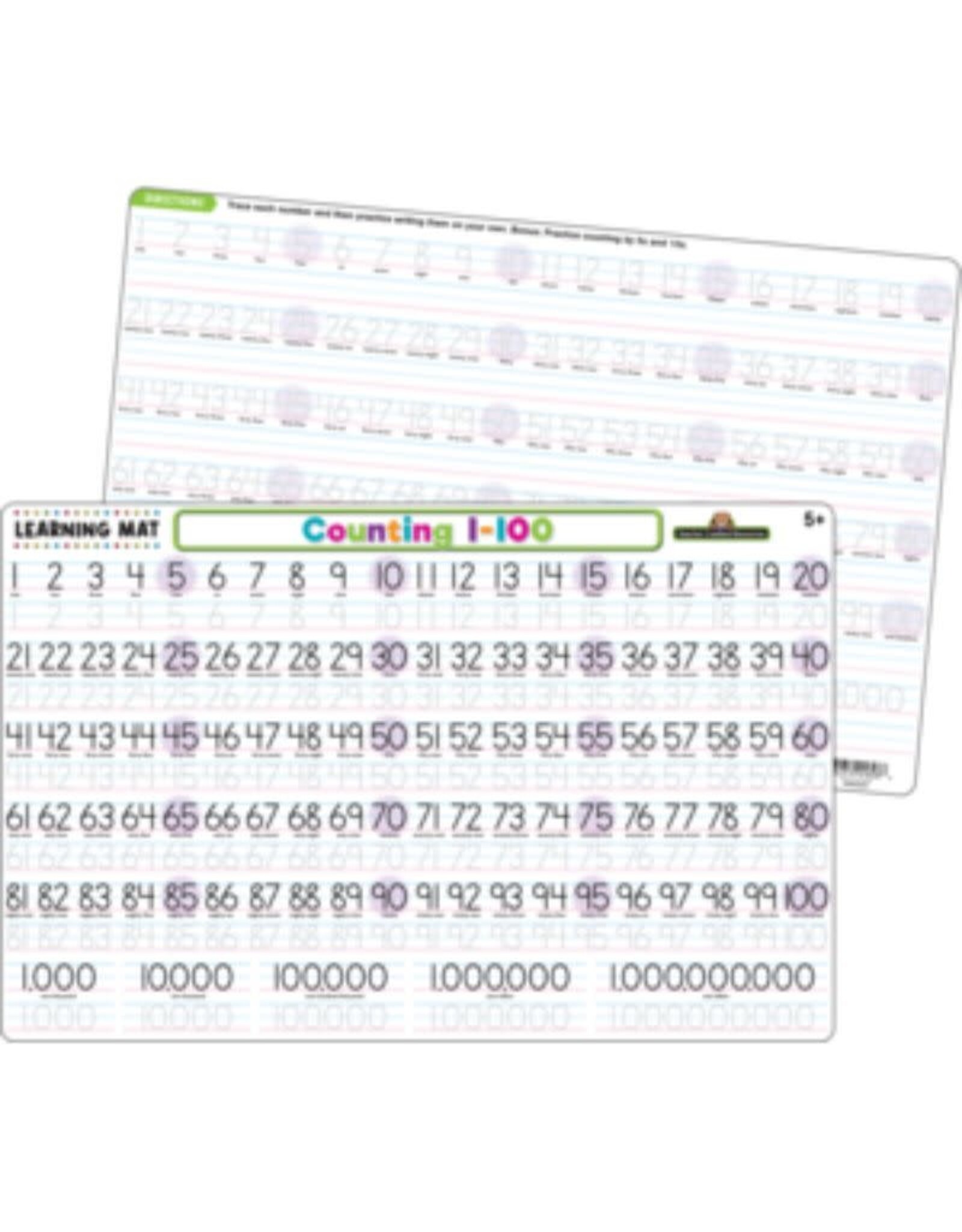 Teacher Created Resources Counting 1-100 Learning Mat