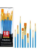 Aroic Aroic Premium Artist Brushes (10pc set)