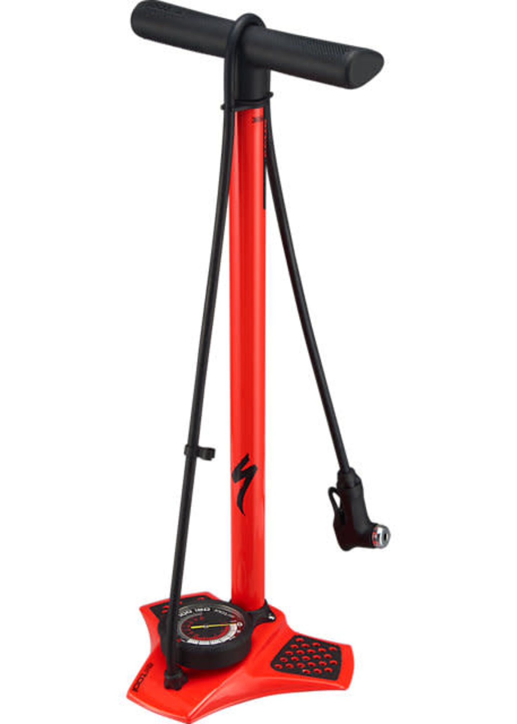 Specialized SPECIALIZED, Air Tool Comp Floor Pump, Rocket Red