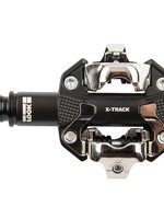 Look Look, X-Track, MTB Clipless Pedals, Aluminum body, Cr-Mo axle, 9/16'', Black