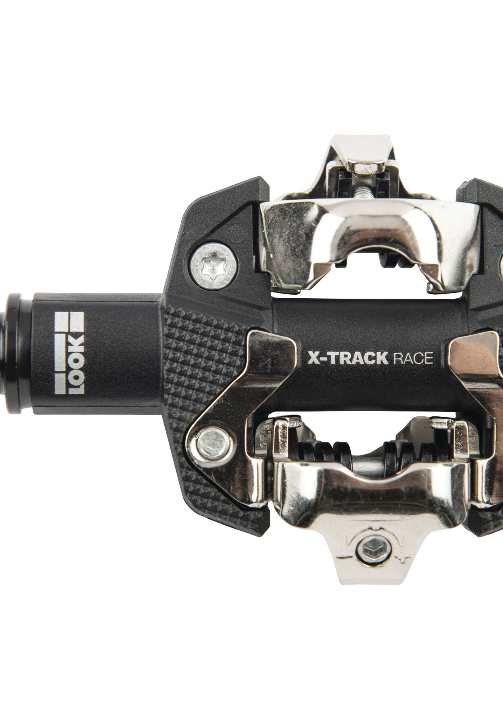 Look Look, X-Track Race, MTB Clipless Pedals, Composite body, Cr-Mo axle, 9/16'', Black