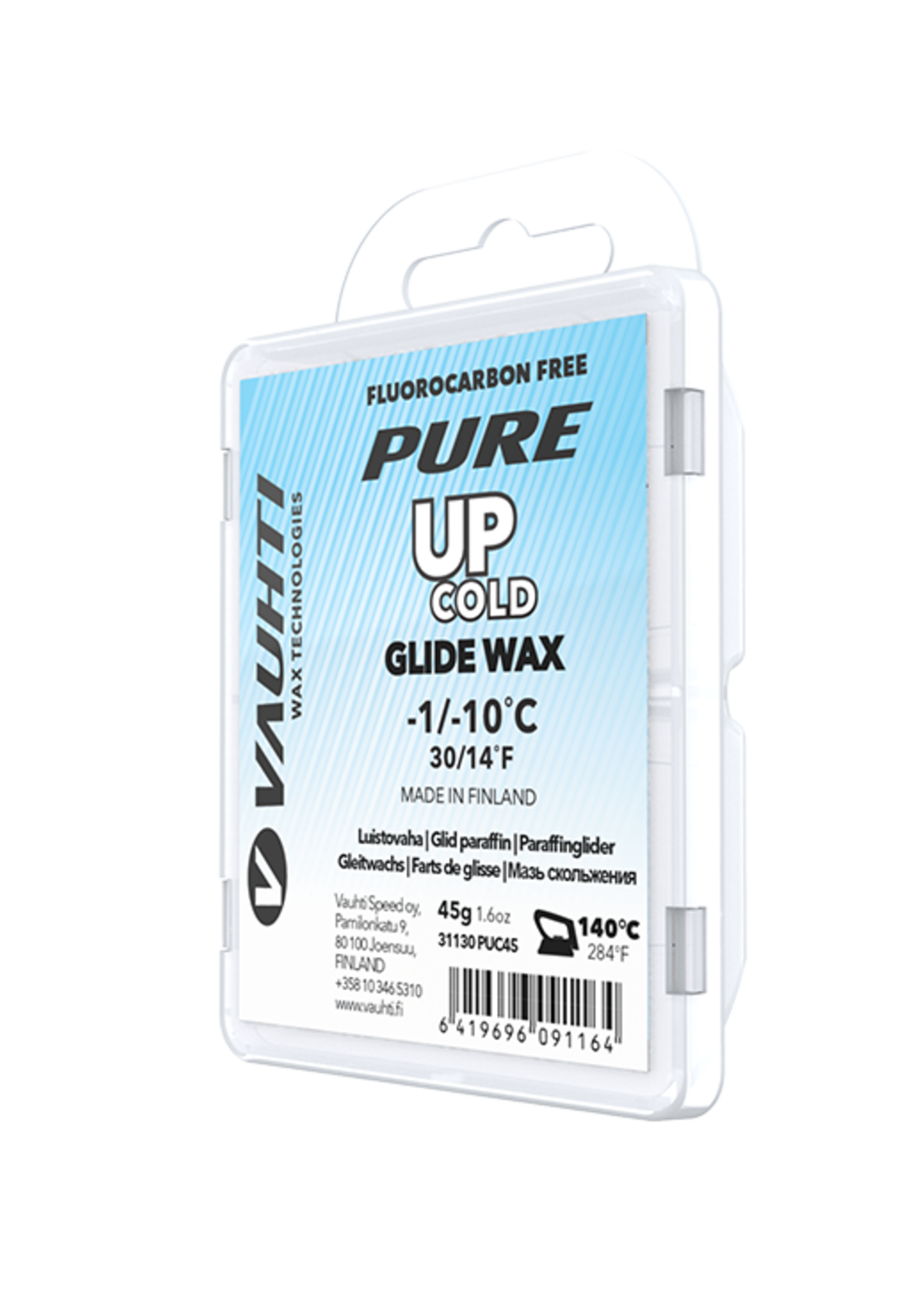 Vauhti VAUHTI, Pure, UP, Cold, Glide Wax, Block