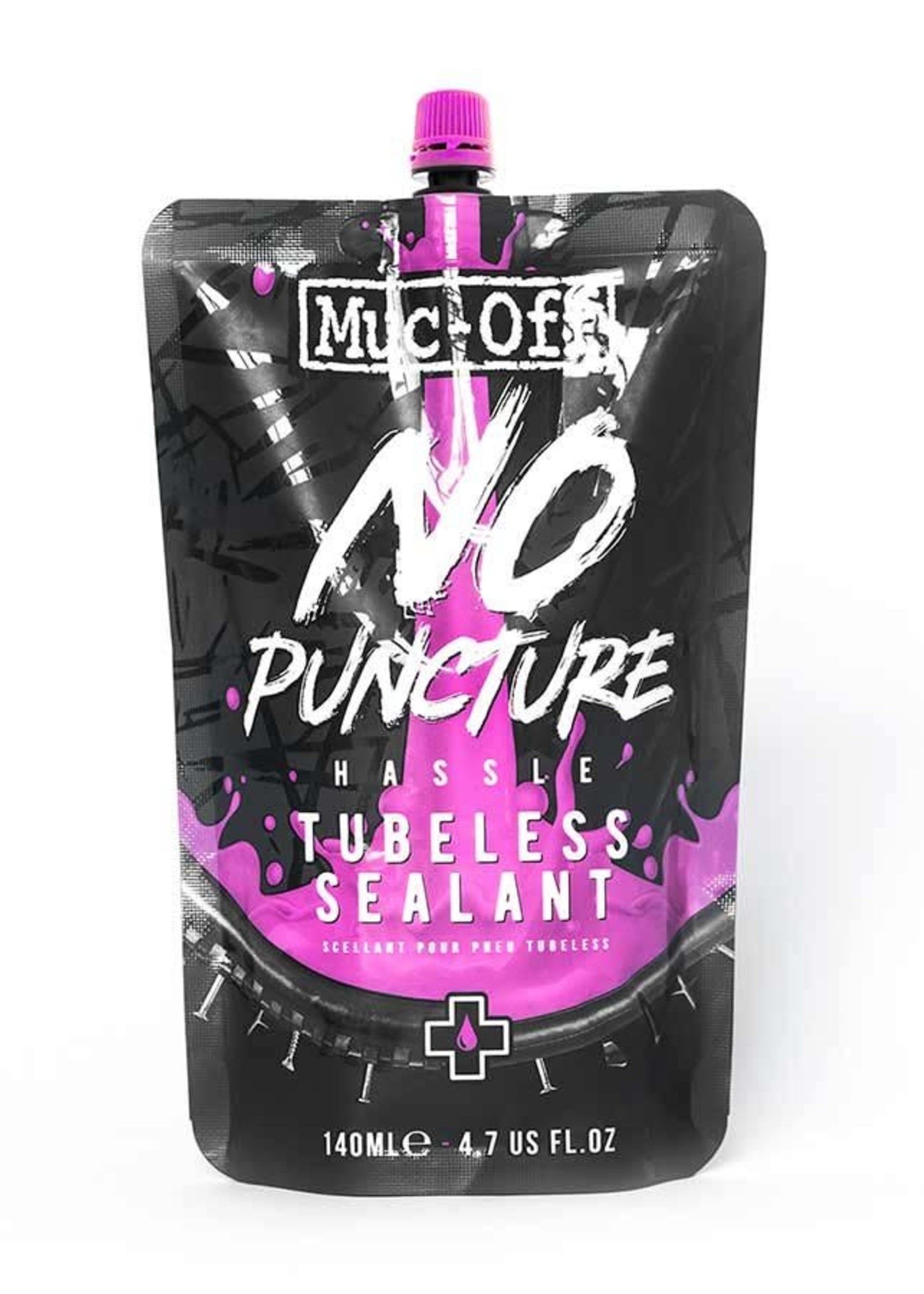Muc-Off Muc-Off, No Puncture Hassle Tubeless Sealant Pouch, 140ml