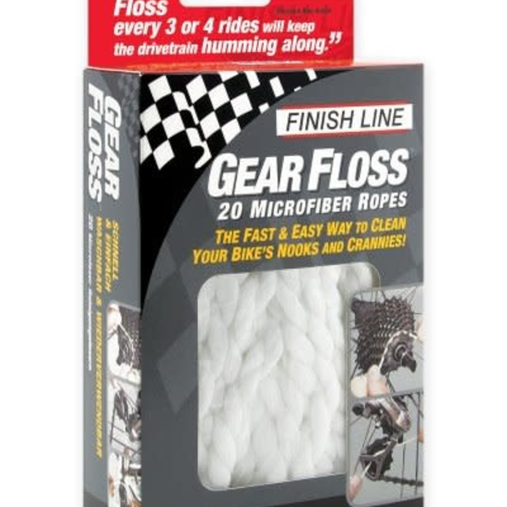 FINISH LINE Finish Line, Gear Floss, pack of 20