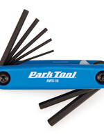 Park Tool Park Tool, AWS-10, Folding hex wrench set, 1.5mm, 2mm, 2.5mm, 3m, 4mm, 5mm and 6mm