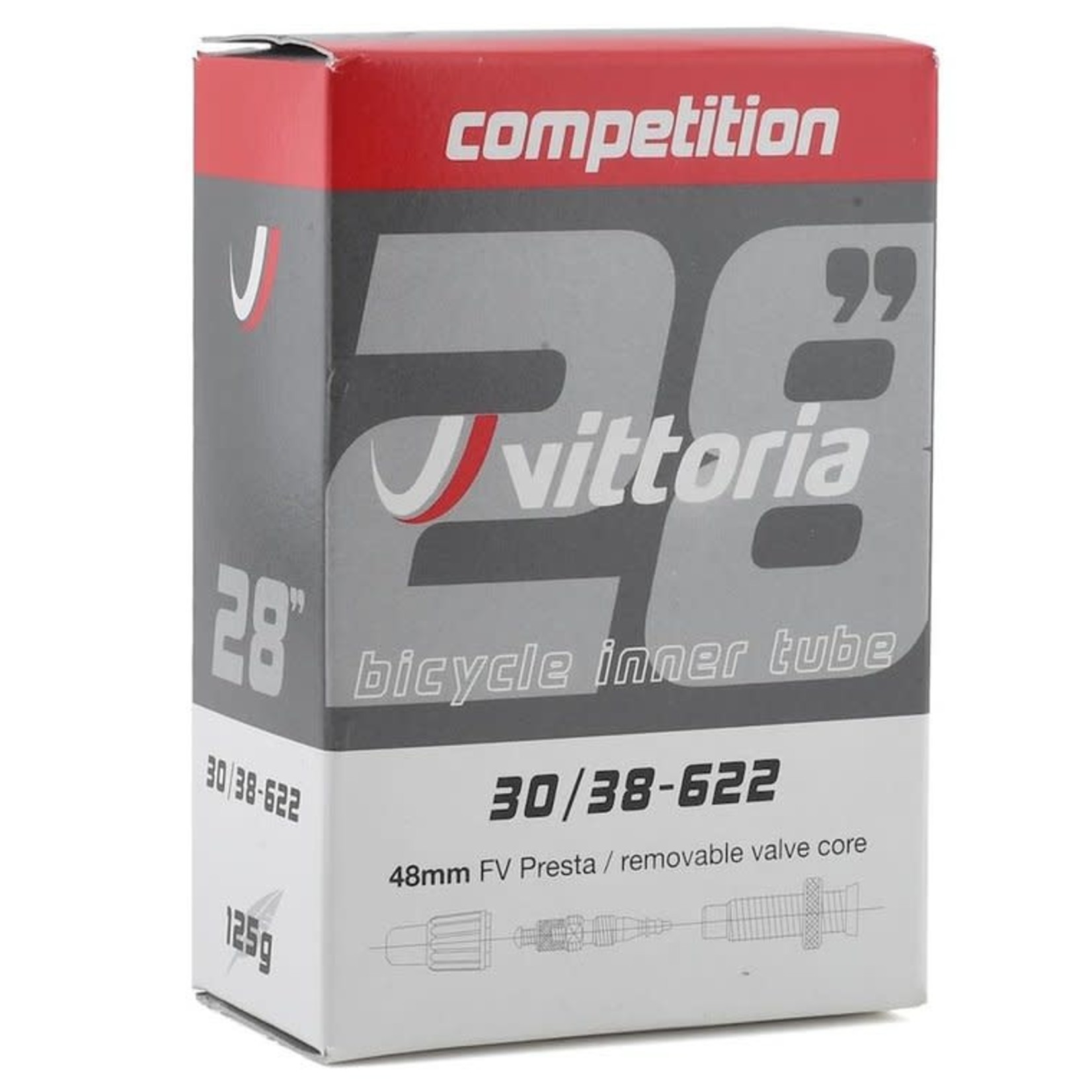 Vittoria VITTORIA, Tube, Competition Latex, 30/38-622 FV PRESTA RVC 48MM
