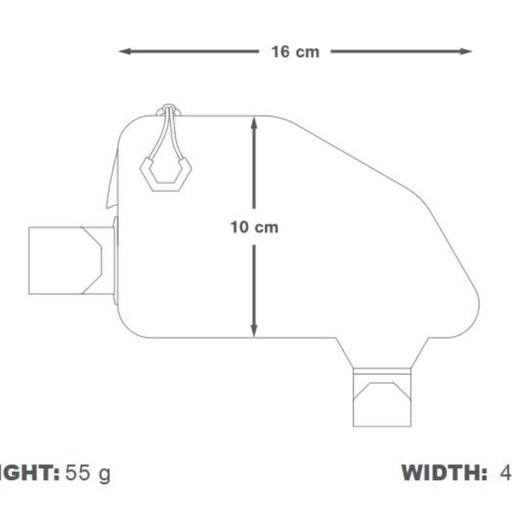 Apidura APIDURA, Expedition Top Tube Pack, 0.5L